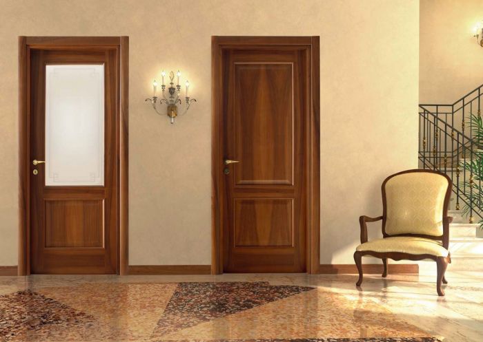 Classic - Porte classiche in legno e vetro